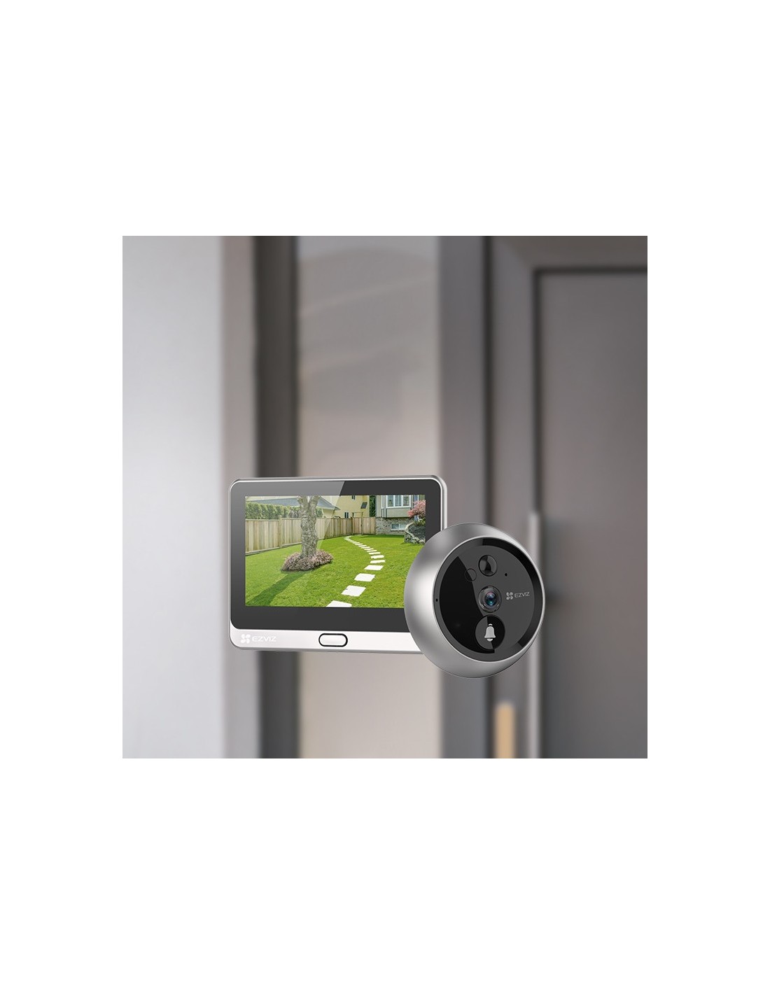 Mirilla Inteligente DP2 EZVIZ de Seguridad para Tu hogar: full-hd, Ángulo  de 166º y Visión