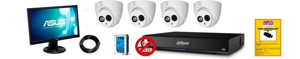 kits de cámaras de videovigilancia para hogares, negocios, bares